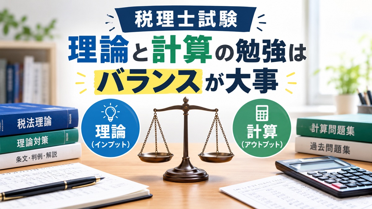 理論と計算の勉強はバランスが大事